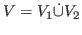 $V=V_1 \dot\cup V_2$